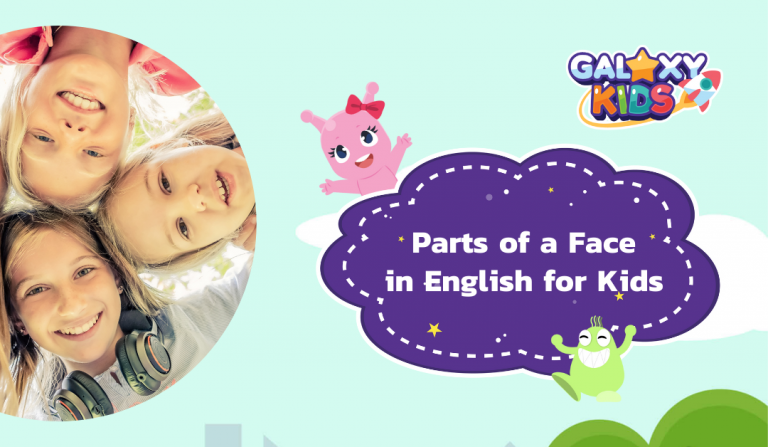 Parts of a Face in English for Kids